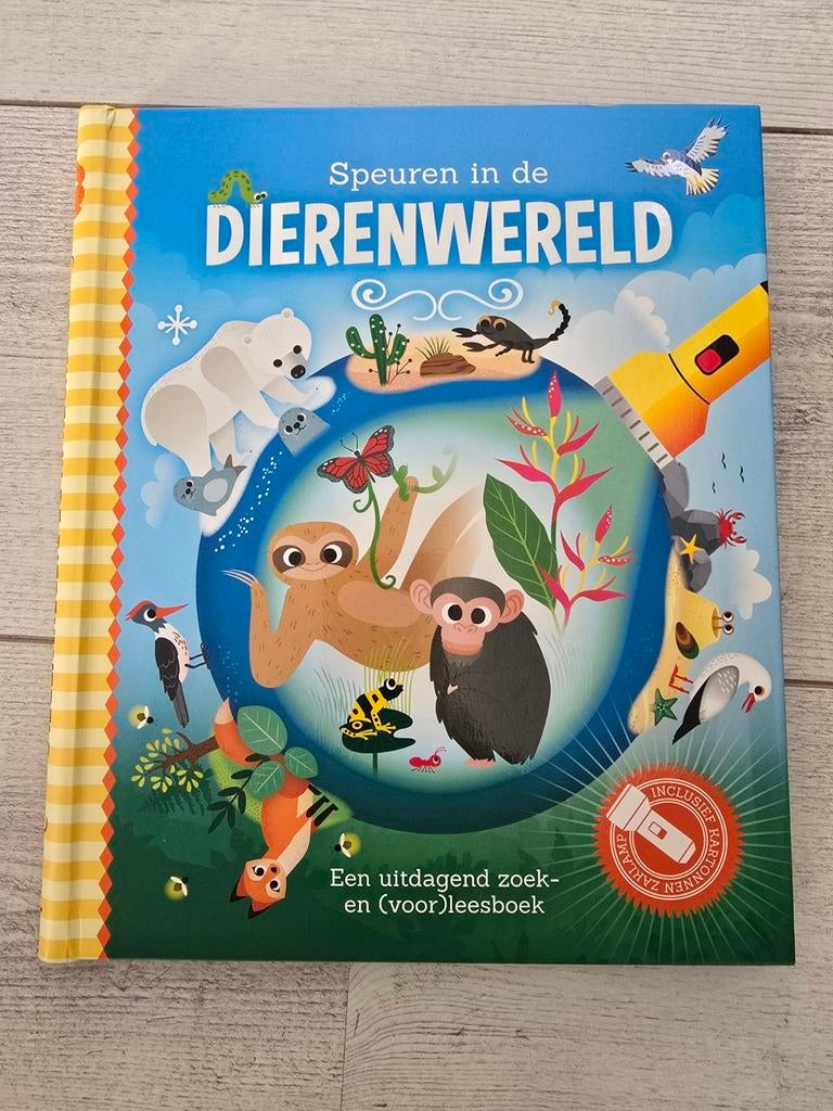 Speuren in de Dierenwereld - Zoek- en (voor)leesboek, Boeken, Ophalen of Verzenden, Zo goed als nieuw, Onbekend, Non-fictie