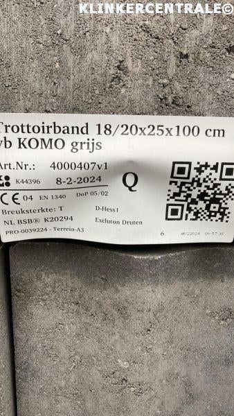 KORTING B-KEUS 936 stuks trottoirbanden 18/20x25x100cm NIEUW, Verzenden, Excluton BV, Waalbandijk 155 6651 KD Druten, Overige typen