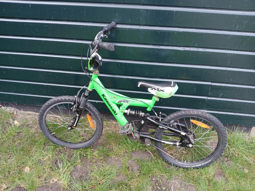 Kinderfiets kawasaki, Fietsen en Brommers, Ophalen of Verzenden, Gebruikt, Staal, 16 tot 20 inch