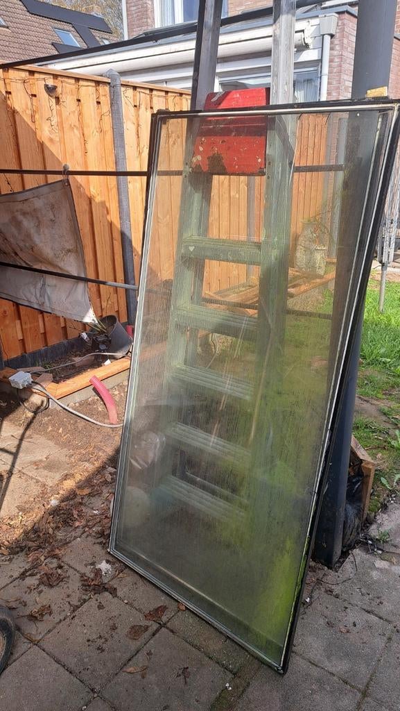 Gebruikte ruit voor diverse toepassingen, Doe-het-zelf en Verbouw, Glas en Ramen, Ophalen, Gevelraam of Ruit, Gebruikt, 80 tot 120 cm