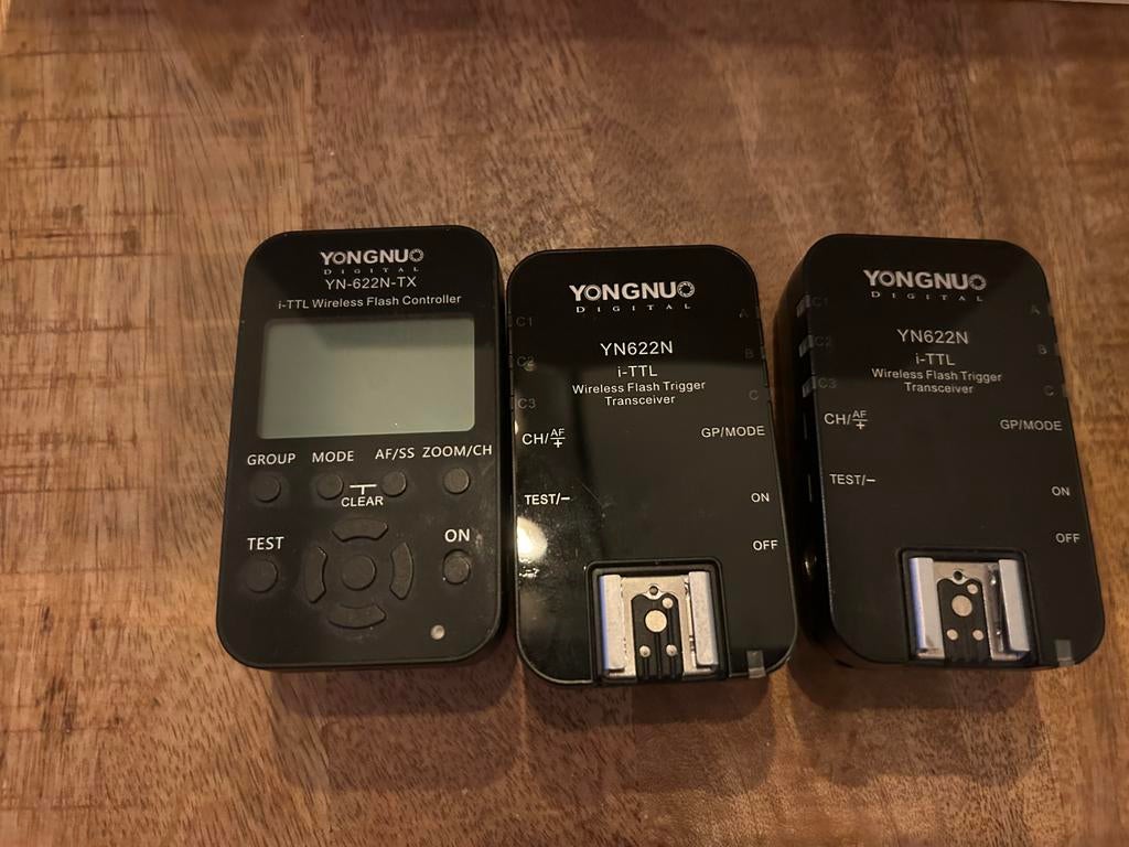 Yongnuo Wireless i-TTL Trigger Set voor Nikon, Ophalen of Verzenden, Zo goed als nieuw, Nikon