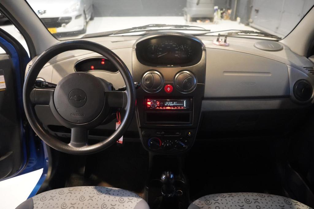Chevrolet Matiz 0.8 Spirit | APK | BLUETOOTH | ELEK.RAMEN |, Auto's, Chevrolet, Voorwielaandrijving, Stof, Gebruikt, Blauw