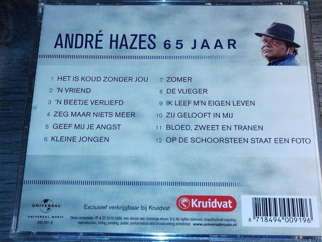 Andre Hazes - 65 Jaar, Ophalen of Verzenden, Zo goed als nieuw, Levenslied of Smartlap
