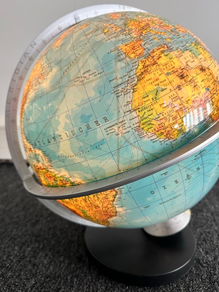 Verlichte wereldbol, Ophalen, Verlicht, Gebruikt