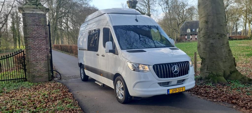 NIEUW Sprinter L2H2 Camper 4-pers AUTOMAAT NAVI  Hefdak, Automaat, Buscamper of Camperbus, Startonderbreker, Mercedes-Benz