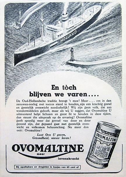 33 vintage advertenties reclames Ovomaltine 1935-69 Ovo, Ophalen of Verzenden, Gebruikt, Overige typen