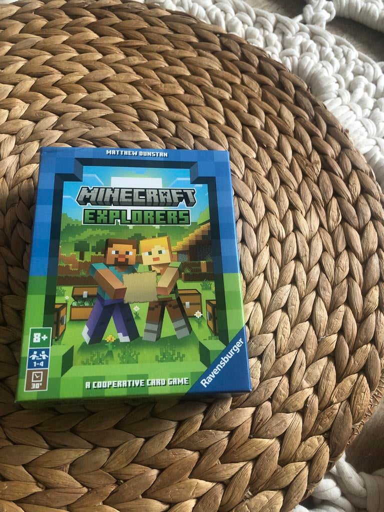 Minecraft Explorers: Coöperatief Kaartspel Ravensburger, Een of twee spelers, Ophalen of Verzenden, Zo goed als nieuw