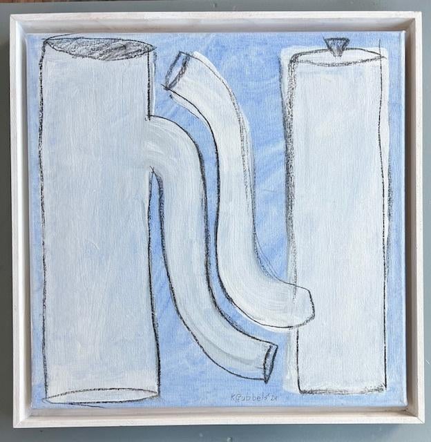 Klaas Gubbels, echt schilderij, Ophalen of Verzenden