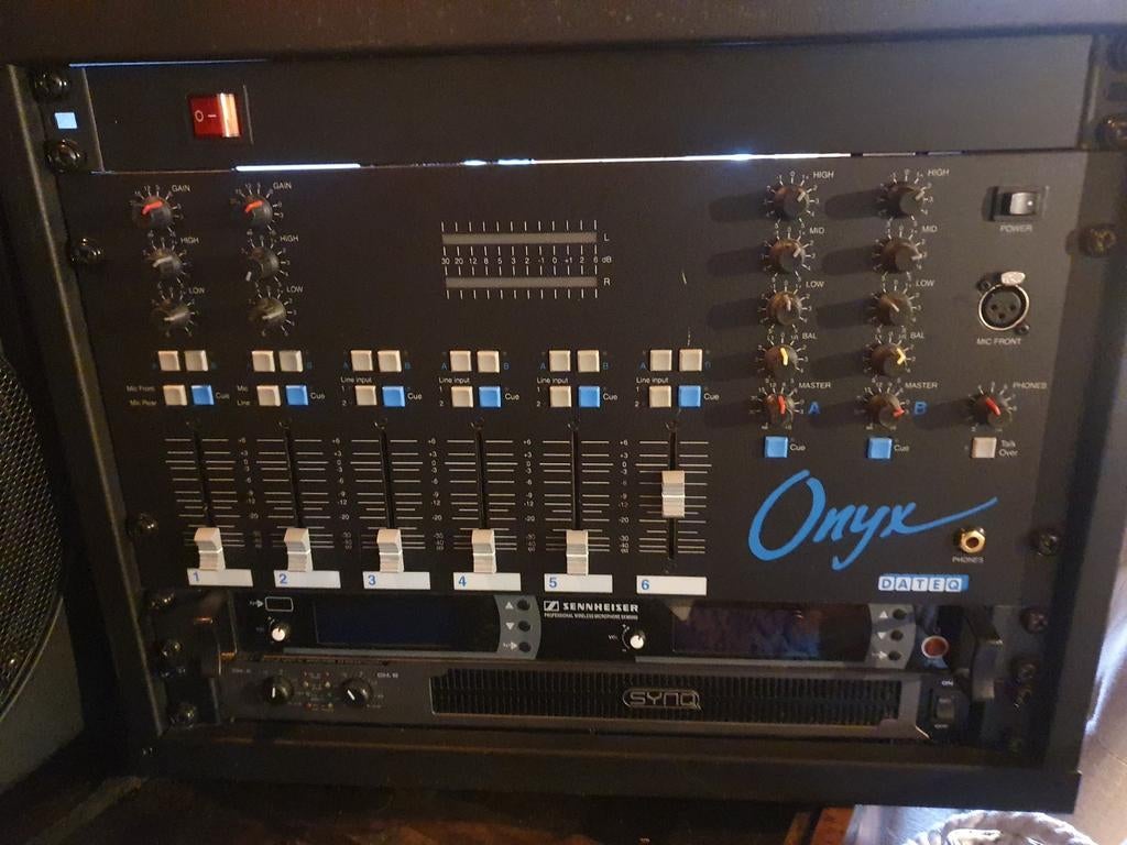 Mooie karokeset geluidsinstallatie dateq sennheiser, Ophalen of Verzenden