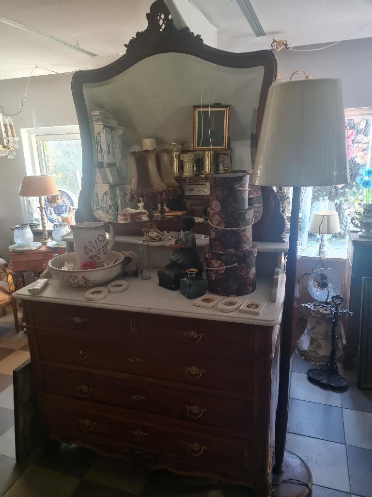 Antieke complete slaapkamer meubels, Antiek en Kunst, Ophalen