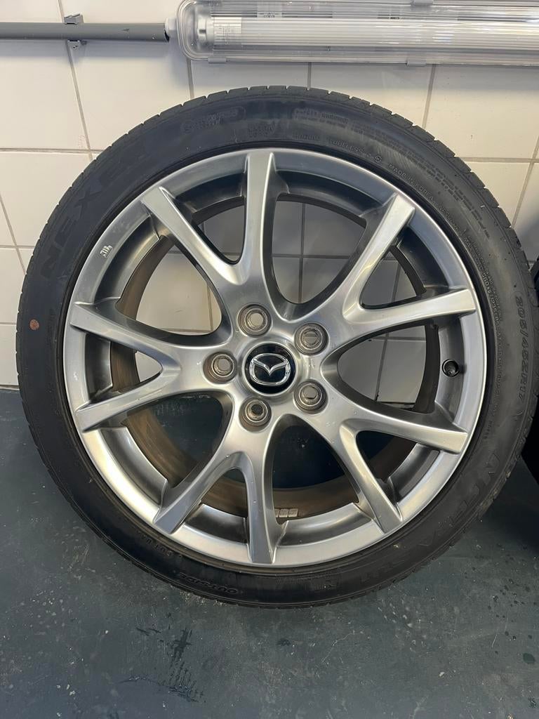 17inch Mazda MX-5 velgen met 205/45, Auto-onderdelen, Banden en Velgen, Ophalen, Gebruikt, Banden en Velgen, 17 inch