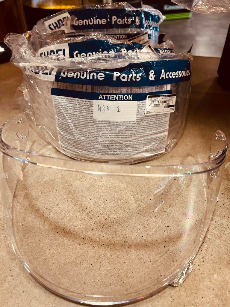 Shoei NXR1 Blank Vizier - Meerdere op voorraad, Ophalen of Verzenden, Nieuw zonder kaartje, Shoei