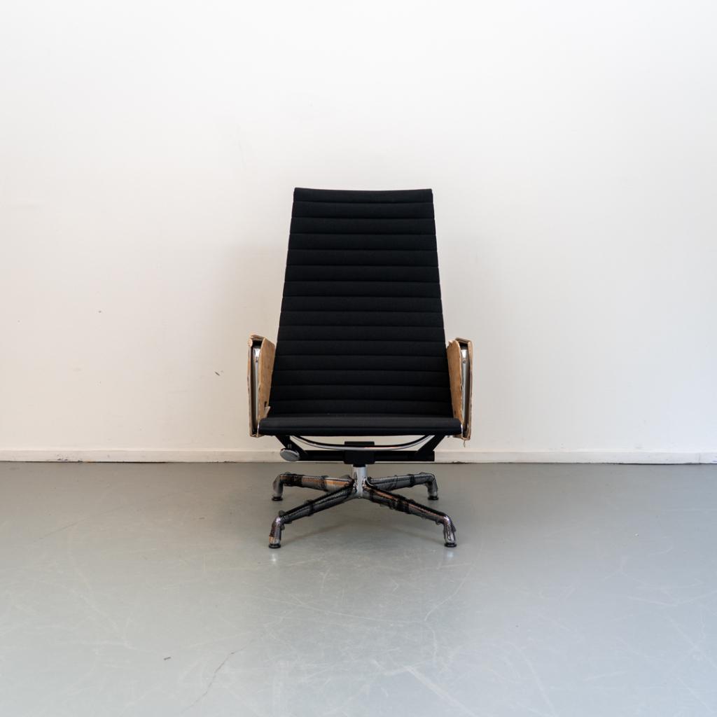 1x Vitra Eames EA 124 lounge chair Hopsak - Chroom, Huis en Inrichting, Fauteuils, Niet ingevuld, Niet ingevuld, Nieuw, 75 tot 100 cm