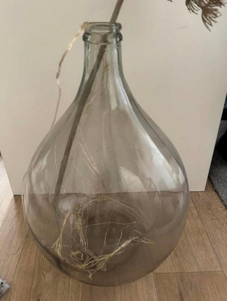 Wijn- gistfles, Ophalen, Overige kleuren, Glas, 50 tot 75 cm