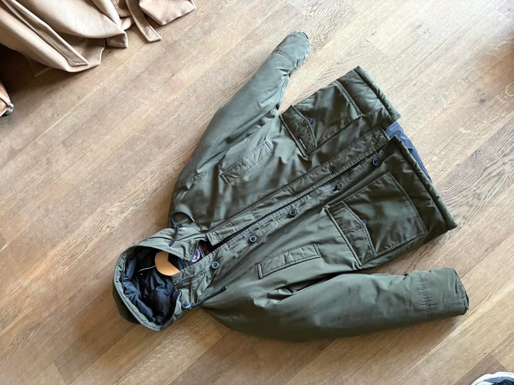 Canada goose jas winterjas xxl, Ophalen of Verzenden, Zo goed als nieuw, Overige maten, Groen