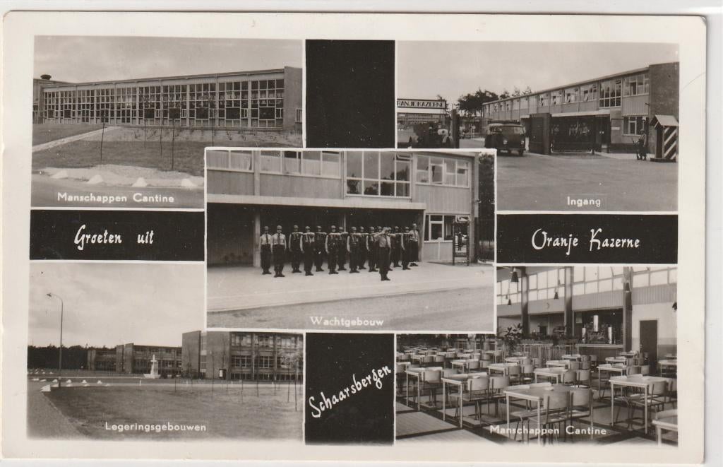 Schaarsbergen Oranje kazerne, Ophalen of Verzenden, 1940 tot 1960, Gelopen, Gelderland