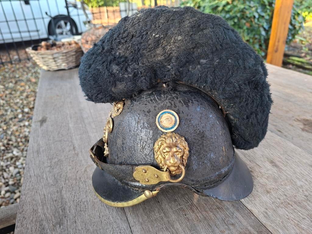 Pre ww1 duits  ( beierse raupenhelm cavalerie), Verzamelen, Ophalen of Verzenden, Landmacht, Duitsland