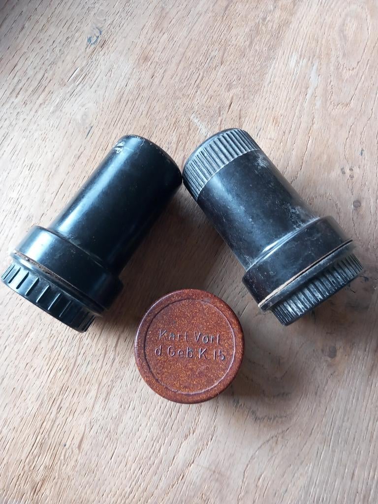 Lotje Duitse bakelieten Zunderbuchsen WO2, origineel, Verzamelen, Militaria | Tweede Wereldoorlog, Ophalen of Verzenden, Landmacht