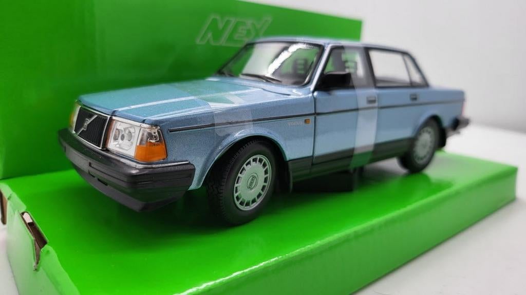 Volvo 240 GL Blauw metallic, Ophalen of Verzenden, Nieuw, Welly