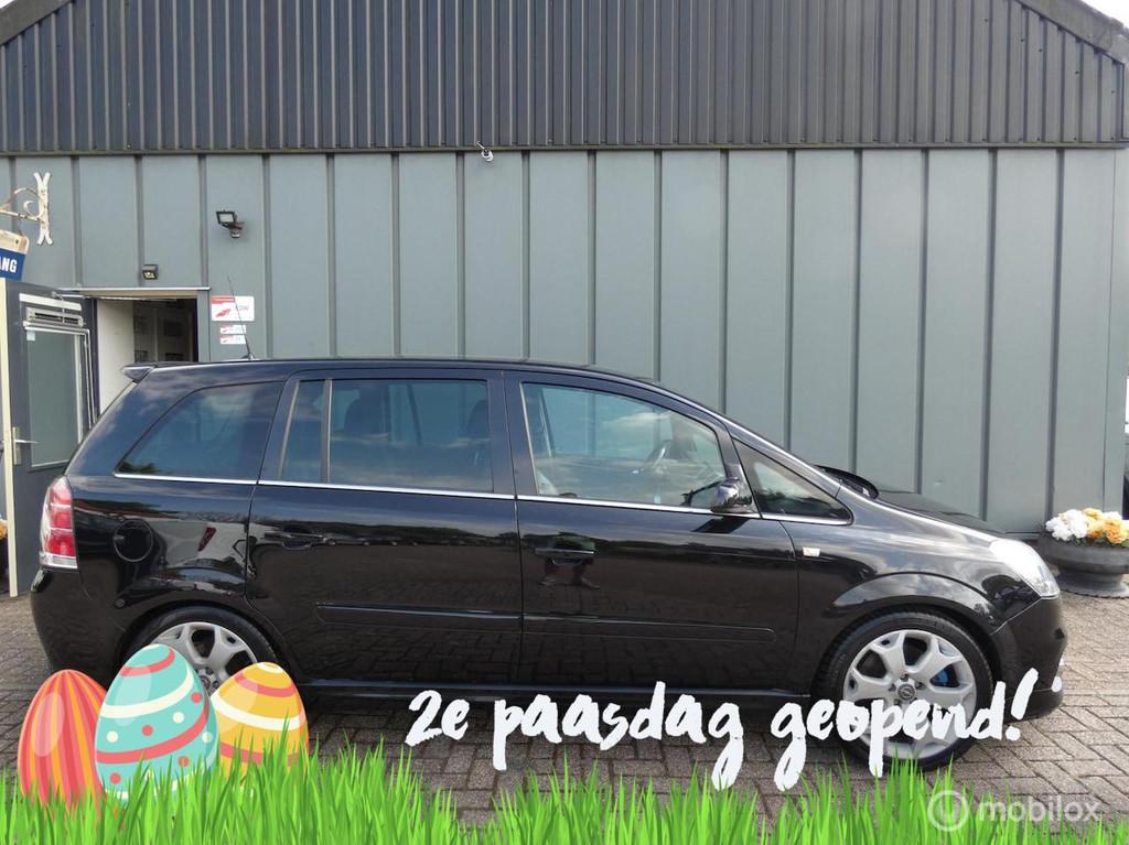 Opel Zafira 2.0 T OPC NAP//CRUISE//AIRCO//OPC//CV+AB//TREKHA, Voorwielaandrijving, 1998 cc, 4 cilinders, Zwart