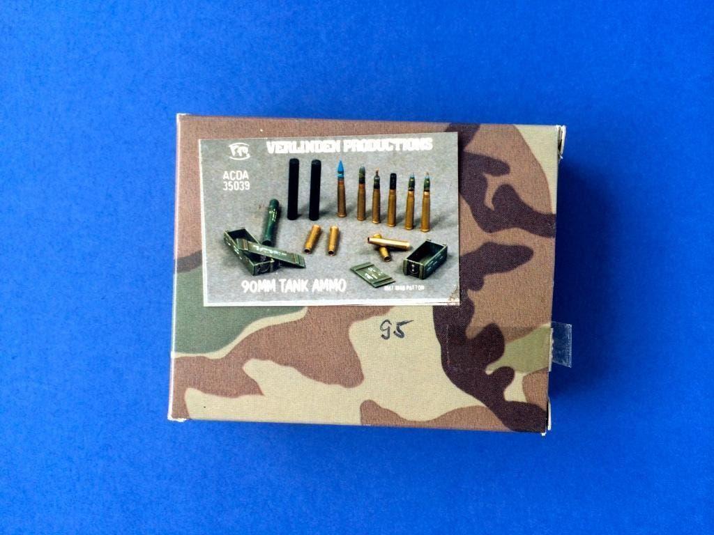 Verlinden	acda35039	90 mm Tank Ammo  	1/35, Verzenden, Nieuw, 1:35 tot 1:50