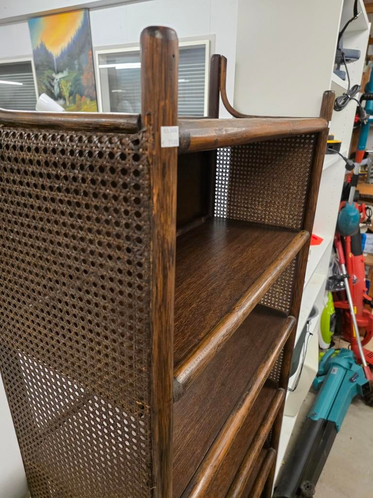 Retro boekenkast- Hoogte 182cm Breedte 80cm Diepte 36cm, Ophalen, ., 50 tot 100 cm, .