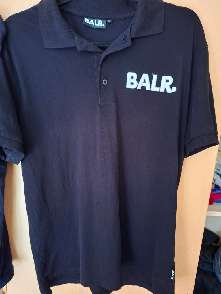 BALR. Polo Shirt Zwart - Maat XL, Kleding | Heren, Polo's, Verzenden, Zwart, Maat 56/58 (XL), Zo goed als nieuw