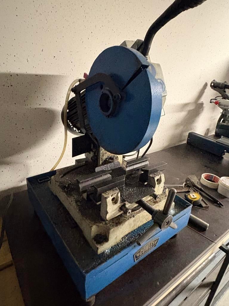 Cowley CS225 Afkortzaag Metaal 225mm, Ophalen, Gebruikt, Afkortzaag, 30 tot 70 mm