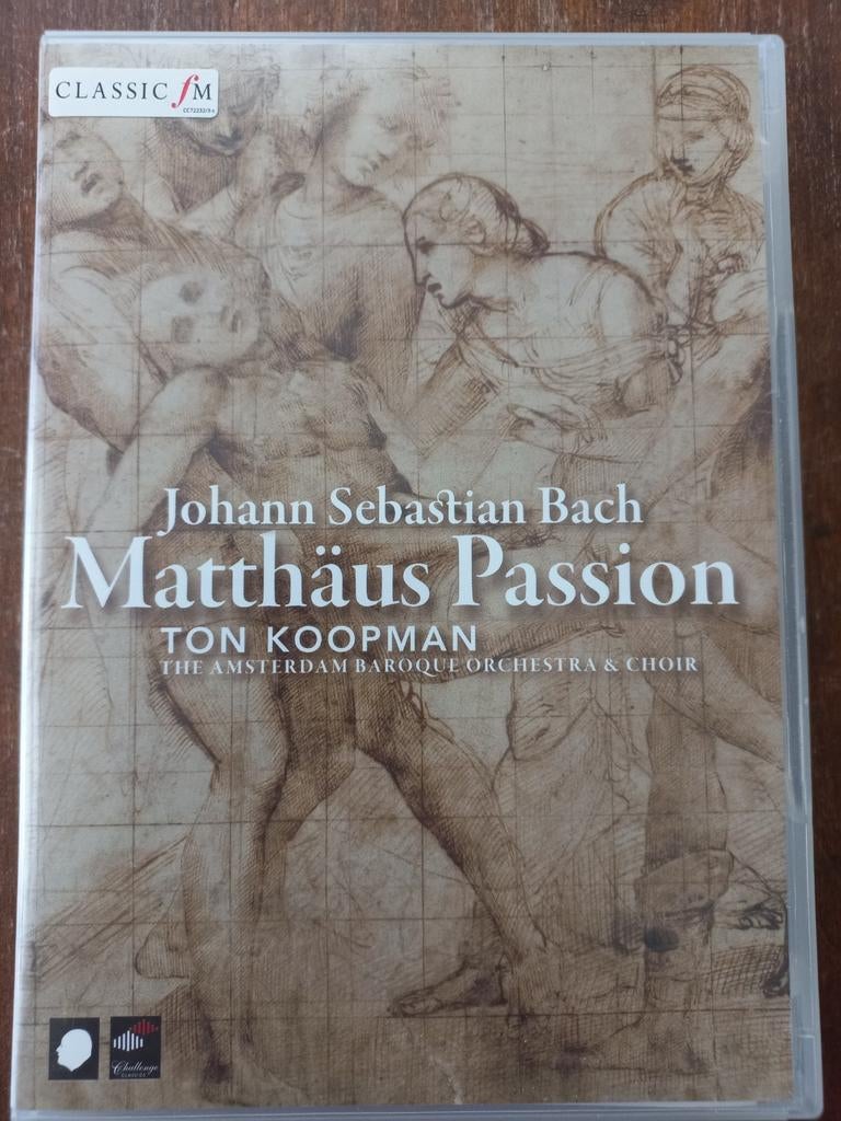 Bach: Matthäus Passion - Ton Koopman (2 DVD Boxset), Ophalen of Verzenden, Zo goed als nieuw, Boxset