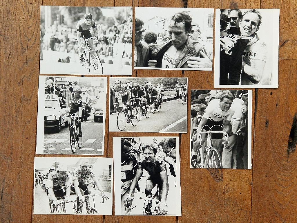 (R) Persfoto’s wielrennen. O.a. Joop Zoetemelk, Jan Raas., Verzamelen, Ophalen of Verzenden, 1980 tot heden, Zo goed als nieuw