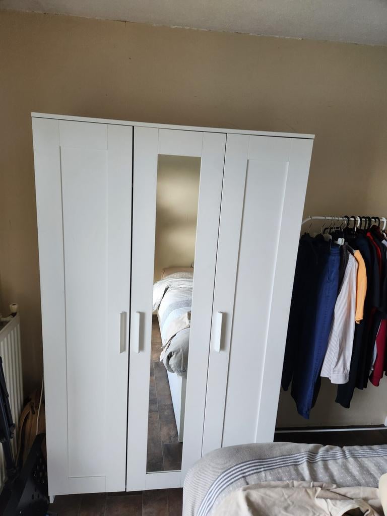 2x IKEA kast BRIMNES met 3 deuren (117x50x190 cm), Huis en Inrichting, Ophalen, Zo goed als nieuw, 25 tot 50 cm, 50 tot 100 cm