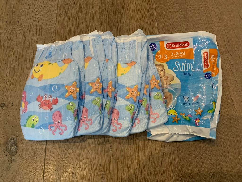Zwemluiers Kruidvat 3-8 kg 6 stuks., Jongetje of Meisje, One size, Nieuw, Ophalen of Verzenden