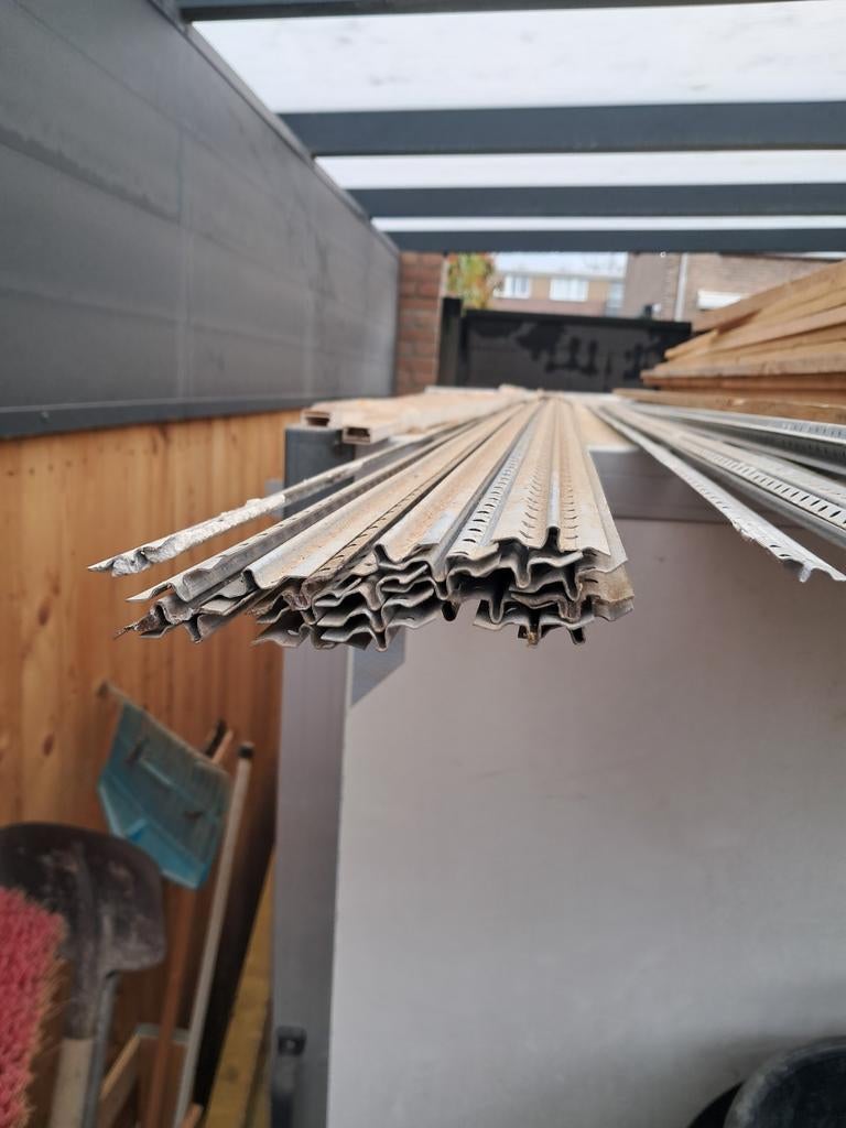 Afreiprofielen 6 mm en 10 mm beide 35 stuks, Doe-het-zelf en Verbouw, Metalen, Ophalen, Gebruikt, Aluminium