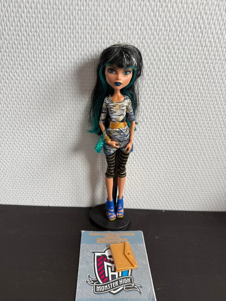 Monster high Cleo, Verzamelen, Poppen, Ophalen of Verzenden, Gebruikt, Pop
