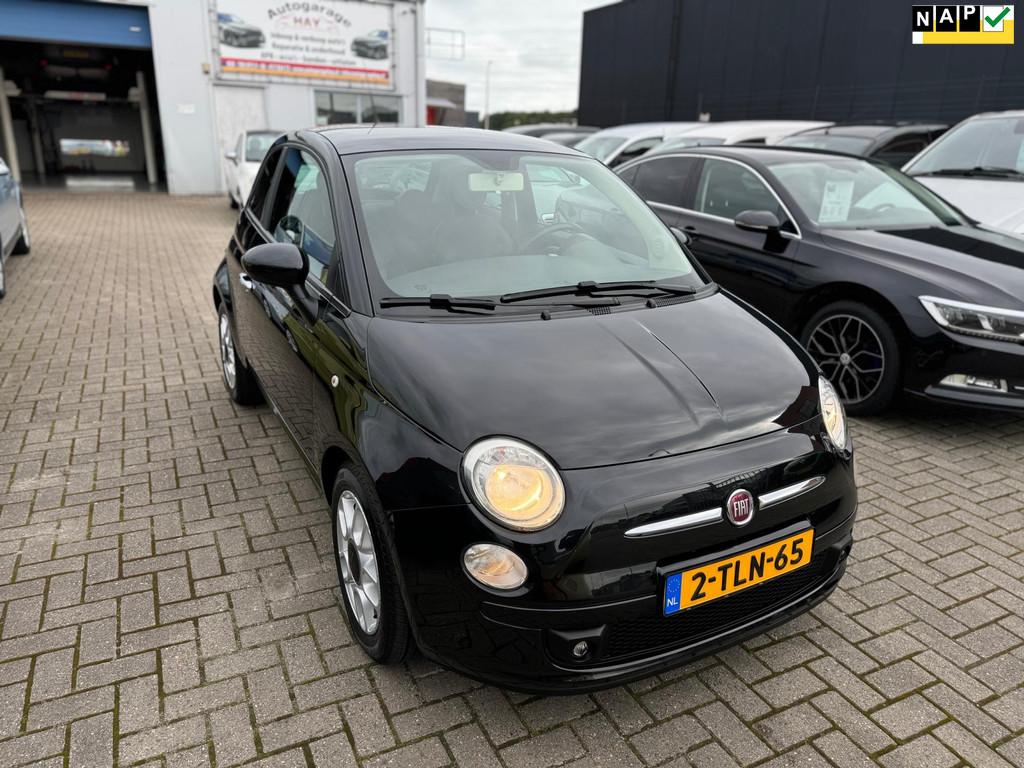 Fiat 500 0.9 TwinAir Blackjack|Apk 02-2027, Voorwielaandrijving, Euro 5, 86 pk, Gebruikt