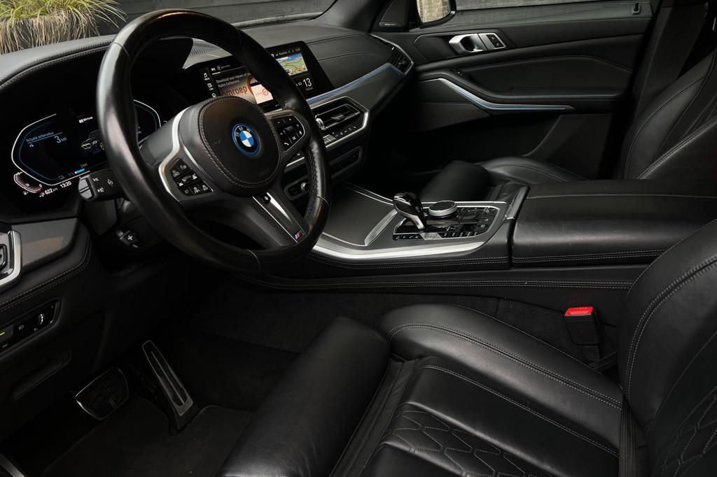 BMW X5 XDrive45e M-Sport Comfortstoelen, Panodak, HUD, Displ, Gebruikt, Zwart, Vierwielaandrijving, Hybride Elektrisch/Benzine
