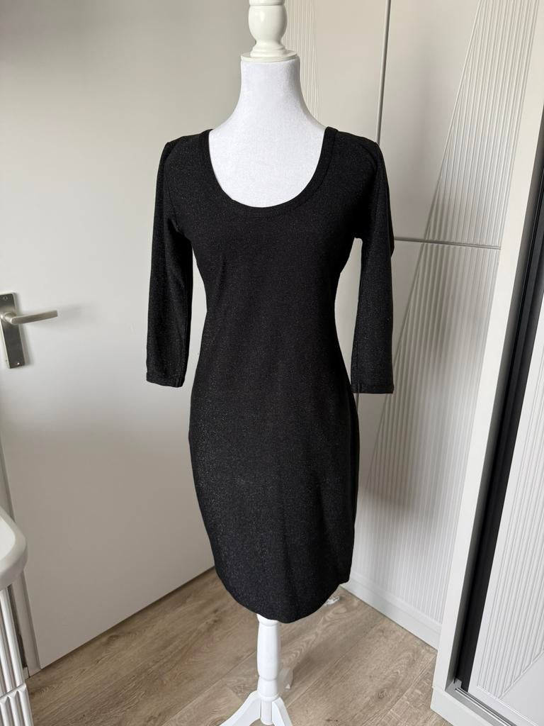 Zwarte Jurk 38/36, Kleding | Dames, Jurken, Maat 38/40 (M), Zwart, Ophalen of Verzenden, Zo goed als nieuw