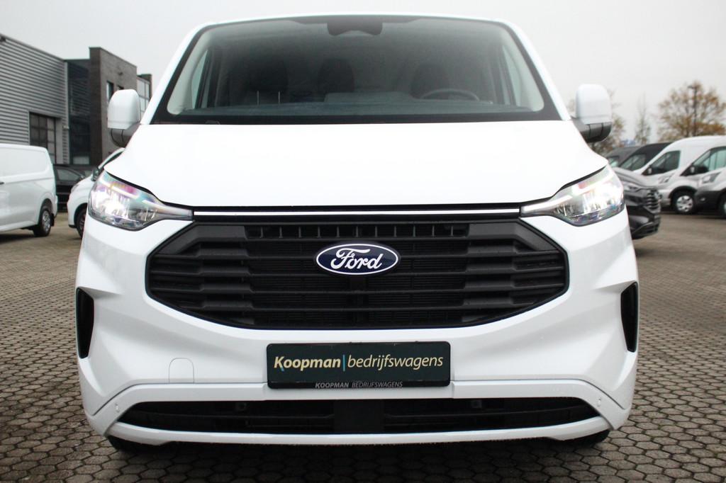 Ford E-Transit Custom 340 L2H1 Limited 71kWh 218pk L+R Zijde, Stof, Wit, Nieuw, Ford