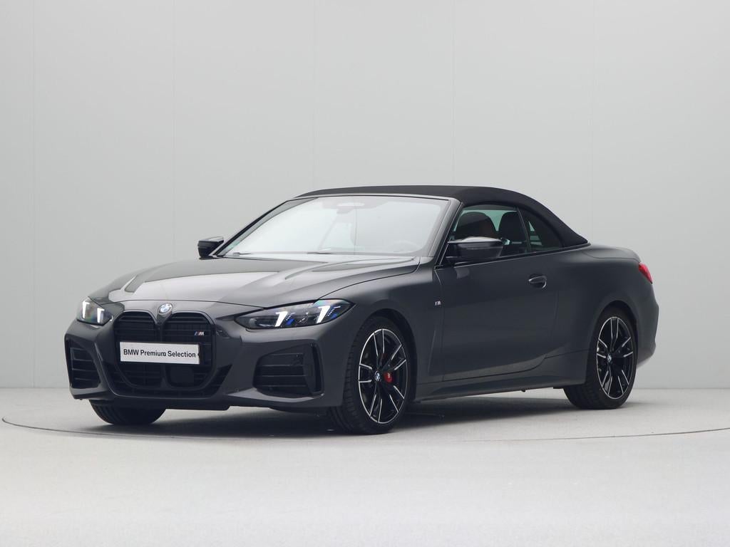 BMW 4 Serie M440i xDrive Cabrio (bj 2025, automaat), Auto's, BMW, Automaat, Gebruikt, Zwart, 4 stoelen