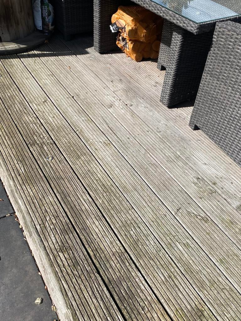 Vlonderplanken hardhout, Ophalen, Zo goed als nieuw, Hout