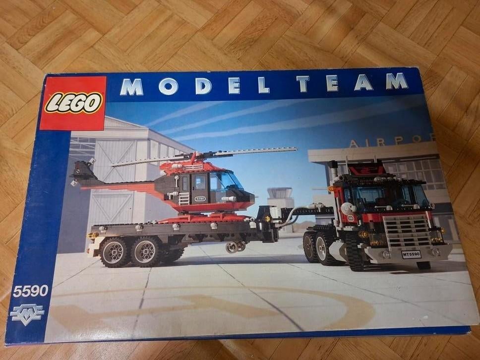 Lego Model Team 5590 Truck met Helikopter, Ophalen of Verzenden