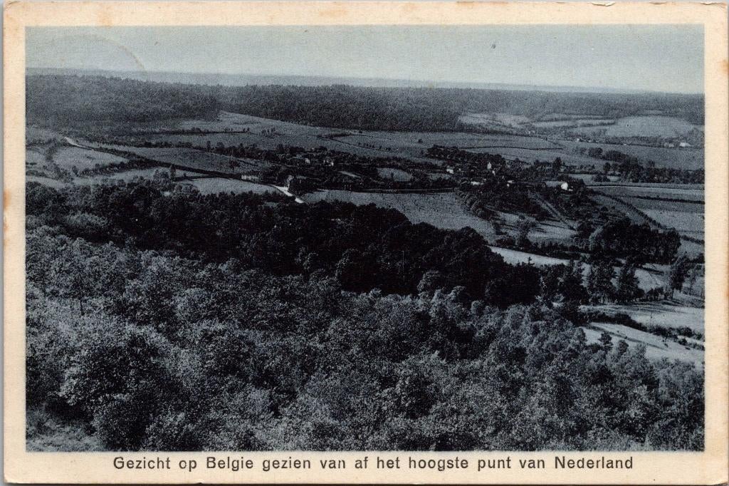 Vaals - Gezicht op België (1928), Verzenden, 1920 tot 1940, Gelopen, Limburg