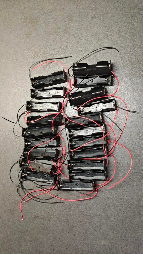 20x 18650 batterij houder, Ophalen of Verzenden