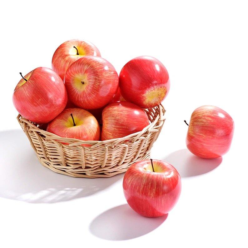 10 Rode Kunst Appels / Fruit Nep Sier Kunstappel Voedsel, Huis en Inrichting, Woonaccessoires | Overige, Verzenden, Nieuw, Rood
