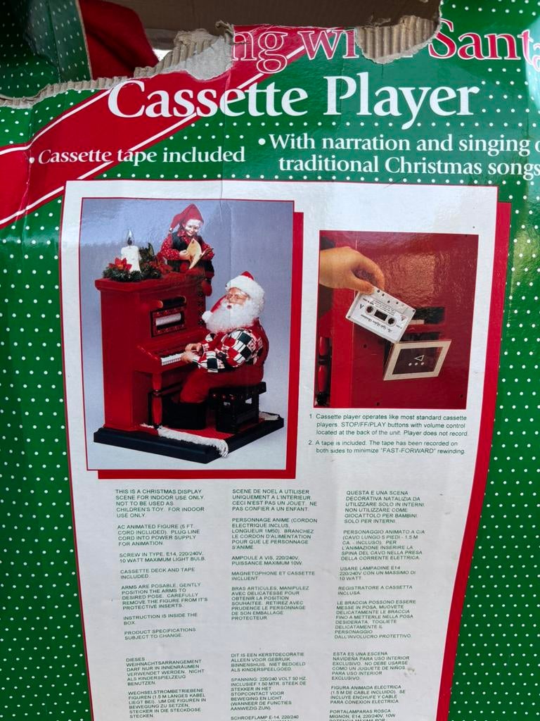 Sing a long with santa bewegend, Diversen, Kerst, Ophalen of Verzenden, Zo goed als nieuw