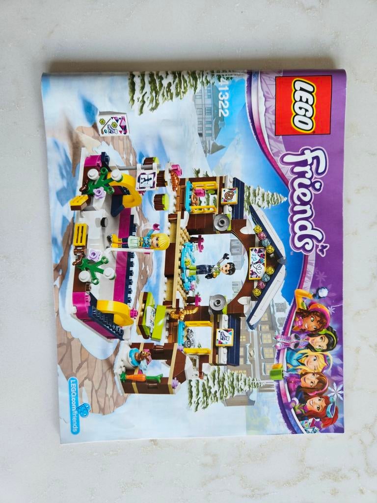 Lego Friends 41322 Snow Resort Schaatsbaan - Compleet, Ophalen of Verzenden, Gebruikt, Complete set, Lego