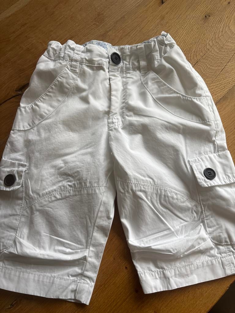 Witte korte broek Jottum maat 110, Ophalen of Verzenden, Zo goed als nieuw, Jongen, Broek