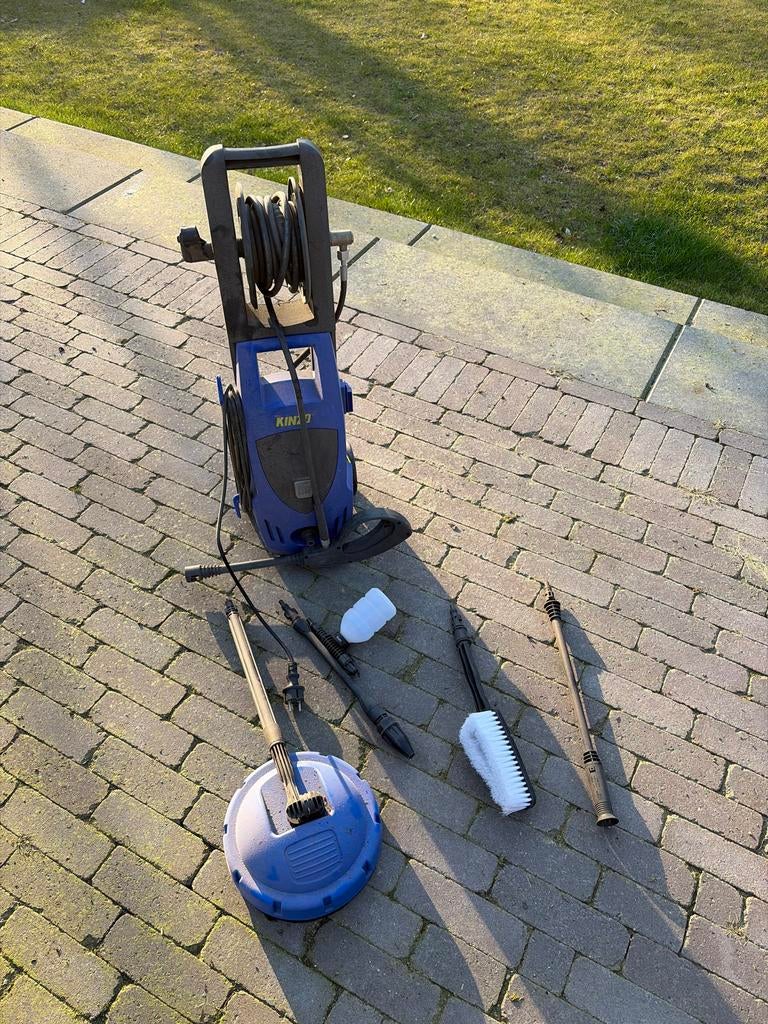 Kinzo hogedrukreiniger met accessoires, Ophalen, Gebruikt, Elektrisch