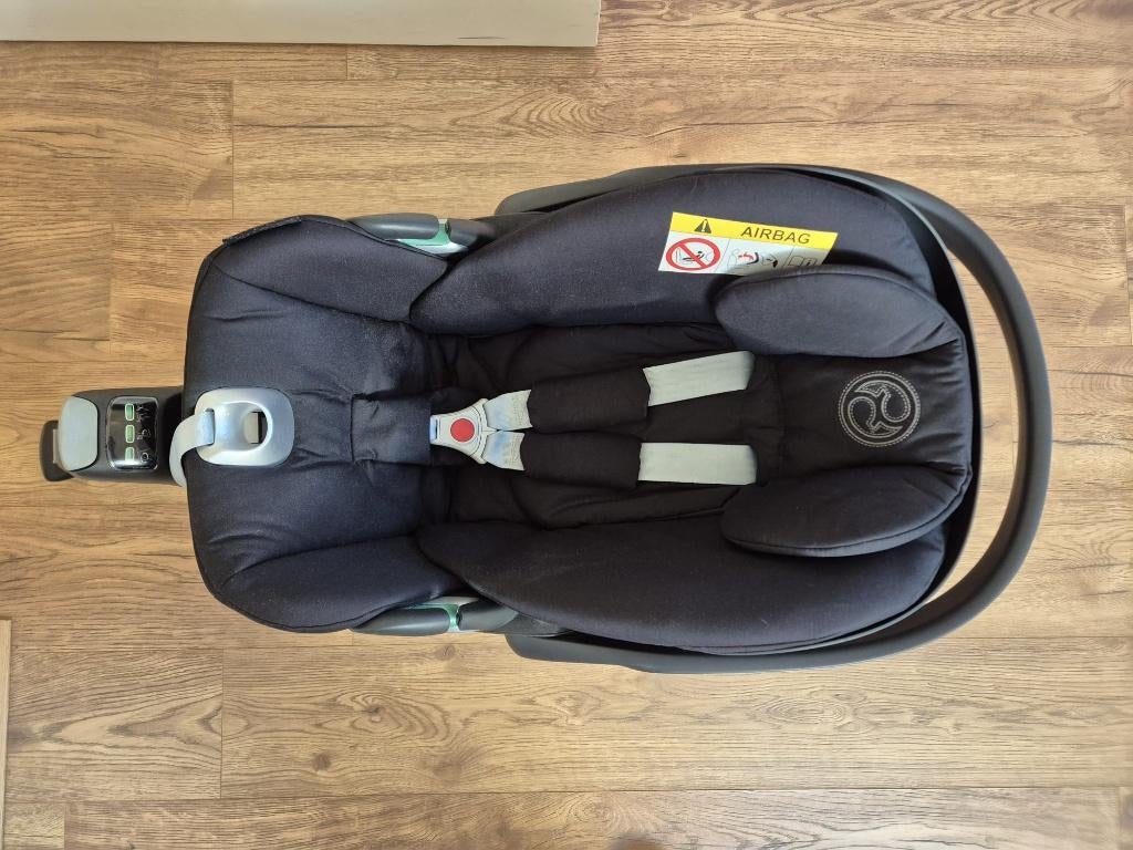 Cybex autostoeltje + base, Kinderen en Baby's, Autostoeltjes, Gebruikt, Zijbescherming, Isofix, 0 t/m 13 kg