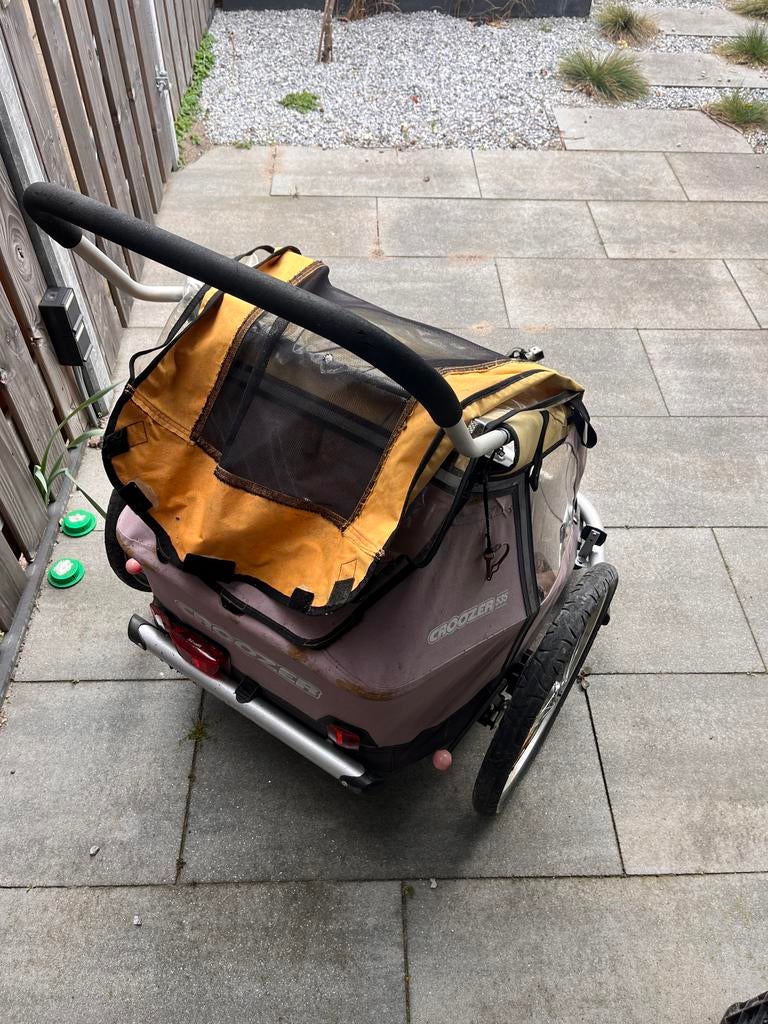 Croozer Kid Plus fietskar, Ophalen, Gebruikt, Opvouwbaar, Kinderkar